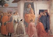 Fra Filippo Lippi Masaccio,St Peter Enthroned with Kneeling Carmelites and Others china oil painting reproduction